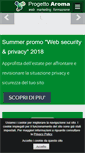 Mobile Screenshot of progettoaroma.com